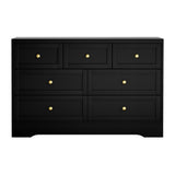 Renwick 7 Drawer Chest of Drawers, Black