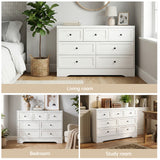 Renwick 7 Drawer Chest of Drawers, White