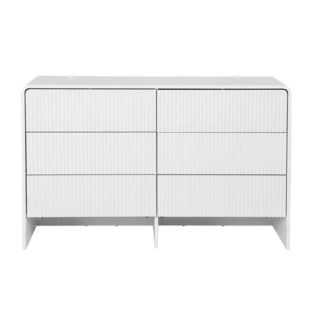 Berrima 6 Drawer Lowboy, Beige view 3