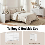 Berrima 6 Drawer Lowboy, Beige view 6