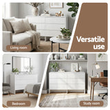 Berrima 6 Drawer Lowboy, Beige view 8