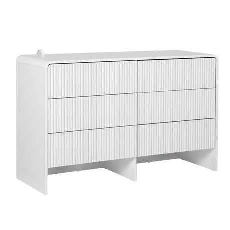 Berrima 6 Drawer Lowboy, Beige view 9