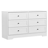 Mittagong 6 Drawer Lowboy, White view 2
