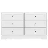 Artiss LEIF 6-Drawer Chest of Drawers in White — Allure Home Collections