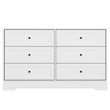 Artiss LEIF 6-Drawer Chest of Drawers in White — Allure Home Collections