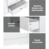 Artiss LEIF 6-Drawer Chest of Drawers in White — Allure Home Collections