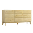 Artiss XAVI 9-Drawer Tallboy Cabinet in Pine — Allure Home Collections