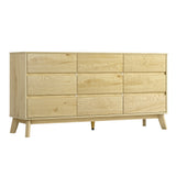 Artiss XAVI 9-Drawer Tallboy Cabinet in Pine — Allure Home Collections