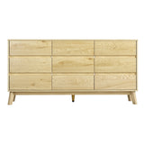Artiss XAVI 9-Drawer Tallboy Cabinet in Pine — Allure Home Collections