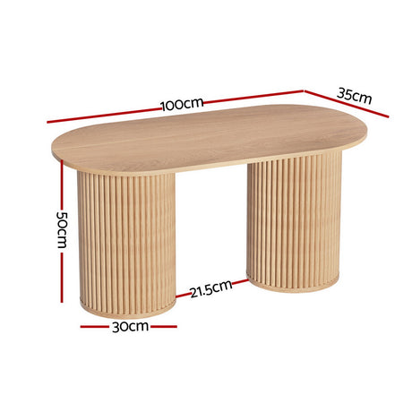 Badger Creek Oval Coffee Table, Pine