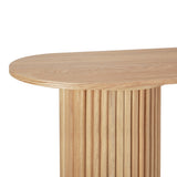 Blake Oval Console Table - 115CM Pine