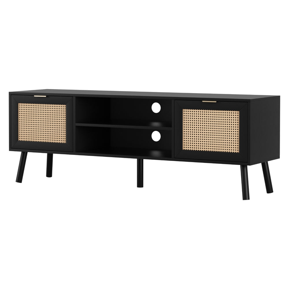 Artiss 150cm Elegant Black TV Unit with Storage — Allure Home Collections