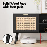 Artiss 150cm Elegant Black TV Unit with Storage — Allure Home Collections