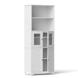 New Residence 2 Door Buffet Sideboard, White