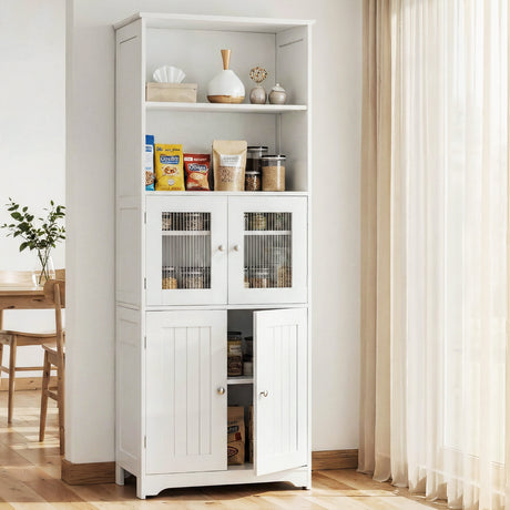 New Residence 2 Door Buffet Sideboard, White