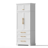 Curlwaa 2 Door 3 Drawer Buffet Sideboard, White