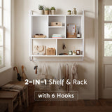 Kensington Floating Wall Shelf, White