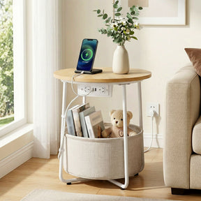 Three Bridges wood coffee table in a modern living room