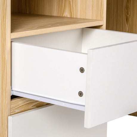 Artiss Computer Desk with Bookshelf and Drawer — Allure Home Collections