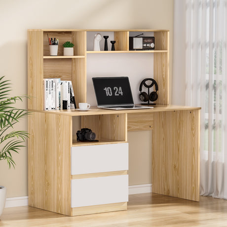 Artiss Computer Desk with Bookshelf and Drawer — Allure Home Collections