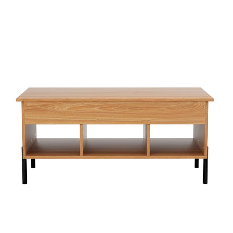 Artiss Lift-Top Coffee Table in Oak — Hidden Storage — Allure Home Collections