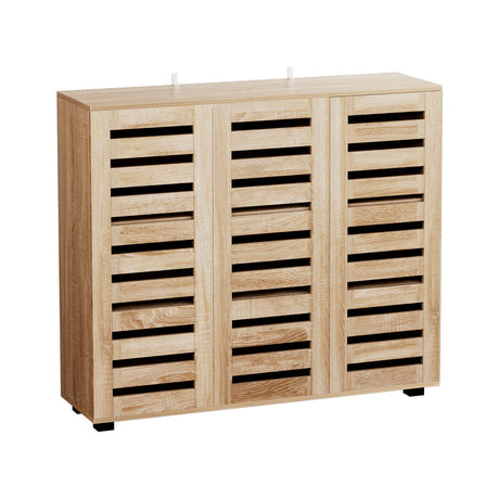 Artiss ALSTER 30-Pair Adjustable Shoe Rack Cabinet — Particleboard, Melamine — Allure Home Collections