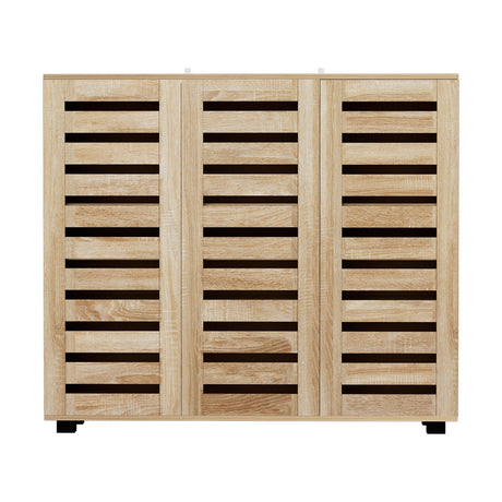 Artiss ALSTER 30-Pair Adjustable Shoe Rack Cabinet — Particleboard, Melamine — Allure Home Collections