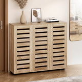 Artiss ALSTER 30-Pair Adjustable Shoe Rack Cabinet — Particleboard, Melamine — Allure Home Collections