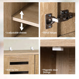 Elegant 20-Pair Shoe Cabinet for Organized Spaces