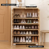 Fyans Creek 5 Tier Shoe Cabinet, Wood image 7