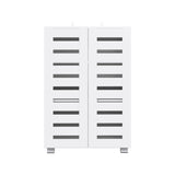 Artiss ALSTER 5-Tier 20-Pair White Shoe Cabinet — Particle Board, Melamine Finish — Allure Home Collections