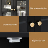 Mildura 2 Door 2 Drawer Buffet Sideboard, Black