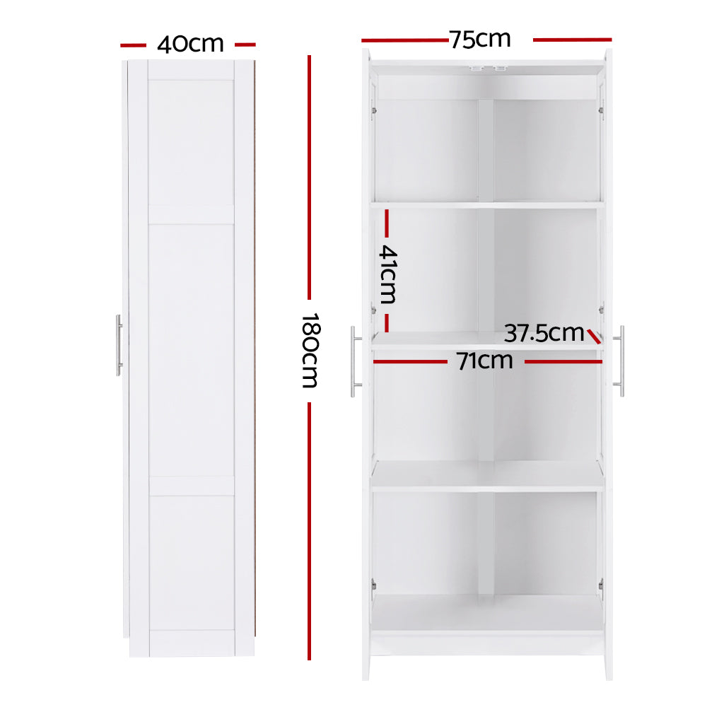 Elegant Two-Door Buffet Storage Cabinet