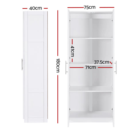 Elegant Two-Door Buffet Storage Cabinet