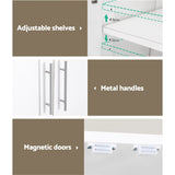 Elegant Two-Door Buffet Storage Cabinet