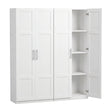 Renmark 2 Door Buffet Sideboard, White 2pcs