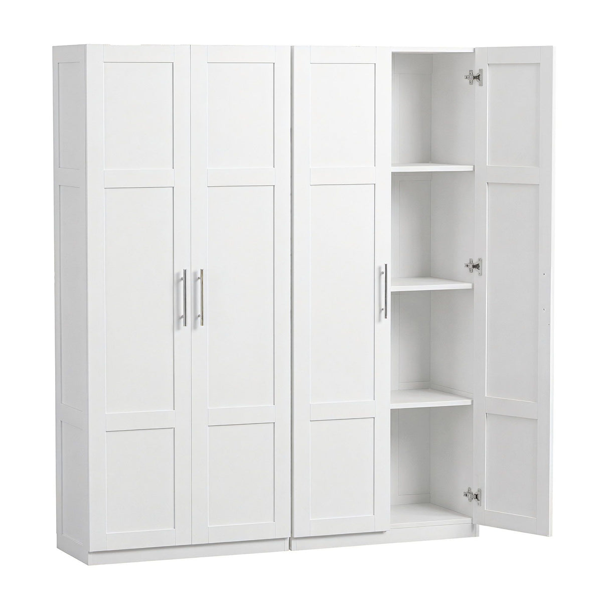Renmark 2 Door Buffet Sideboard, White 2pcs