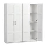 Renmark 2 Door Buffet Sideboard, White 2pcs