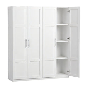 Renmark 2 Door Buffet Sideboard, White 2pcs