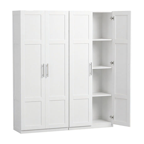 Renmark 2 Door Buffet Sideboard, White 2pcs