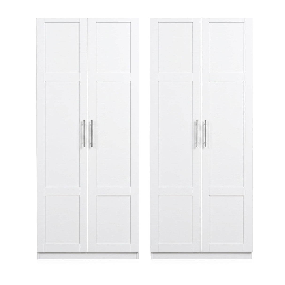 Renmark 2 Door Buffet Sideboard, White 2pcs