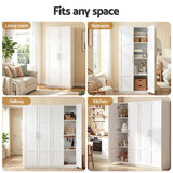 Renmark 2 Door Buffet Sideboard, White 2pcs