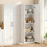 Renmark 2 Door Buffet Sideboard, White 2pcs
