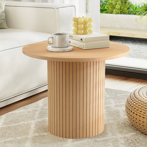 Don Valley pine wood coffee table in a modern living room