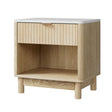 Artiss Bedside Table Nightstand with 1 Drawer and Open Shelf in Pine — Allure Home Collections