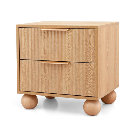 Dalwood 2 Drawer Bedside Table, Pine