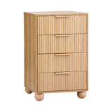 Bundanoon 4 Drawer Tallboy, Pine view 3