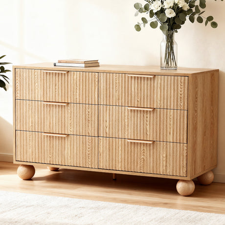 Hill Top 6 Drawer Lowboy, Pine