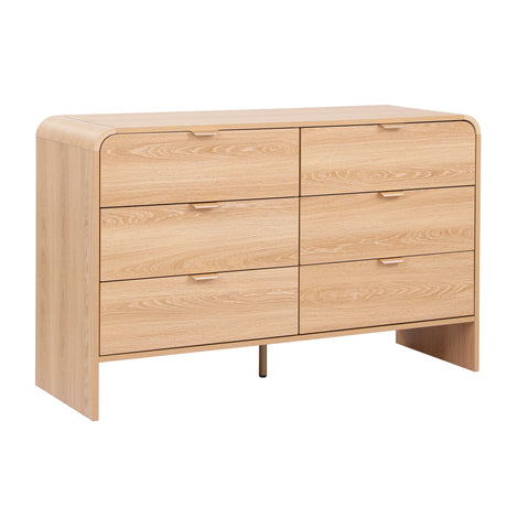 Mandemar 6 Drawer Lowboy, Pine