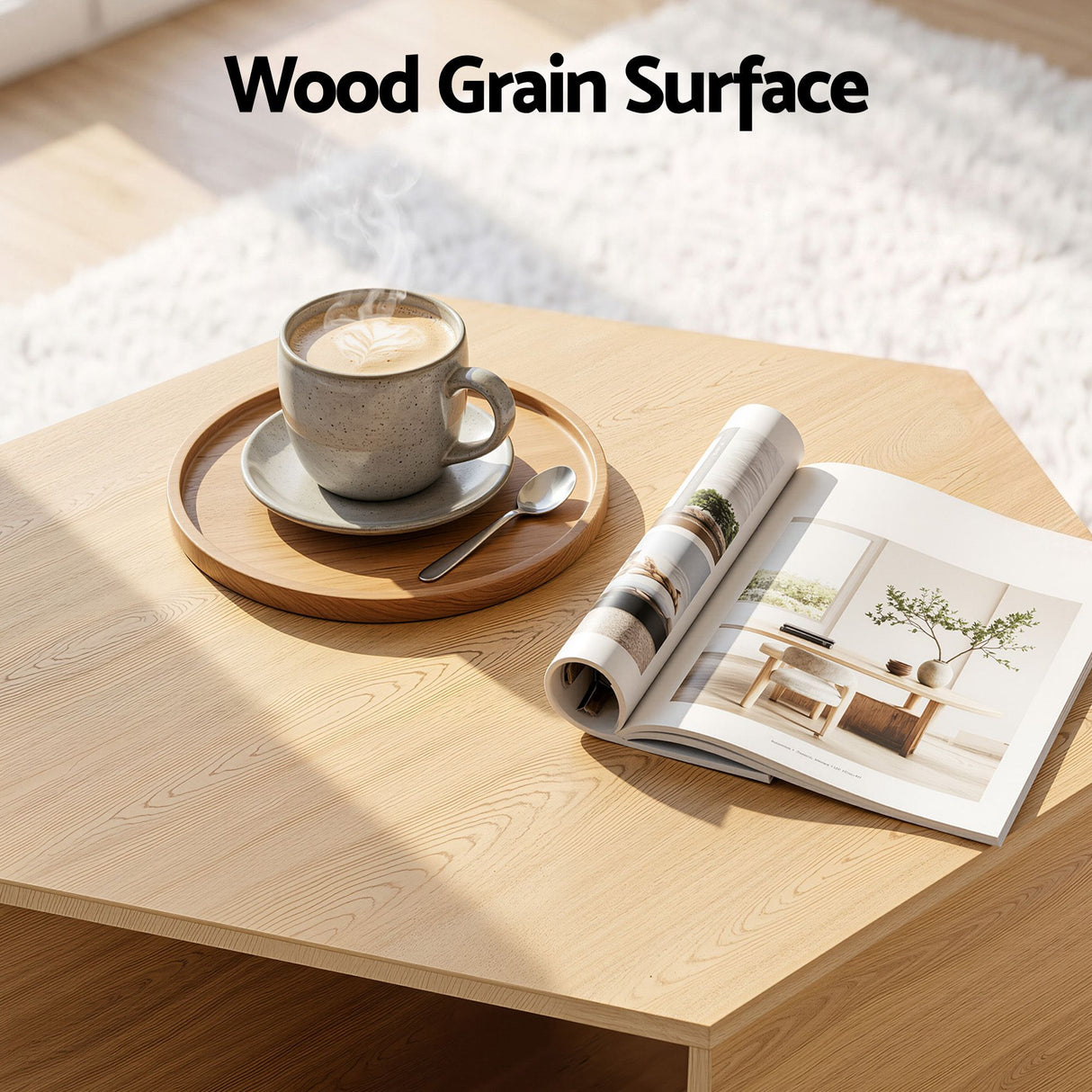 Warburton Coffee Table, Oak